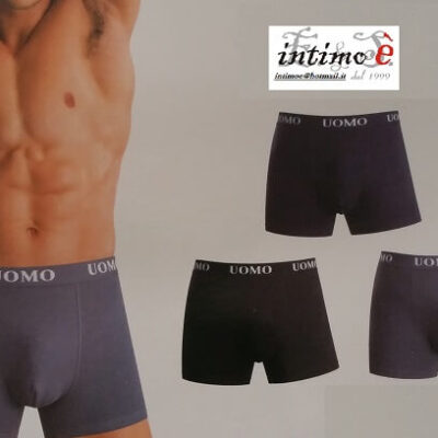 Boxer Uomo Basic Cotone Elasticizzato