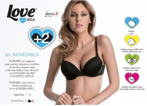 Reggiseno Love Incredibile Super Push Up