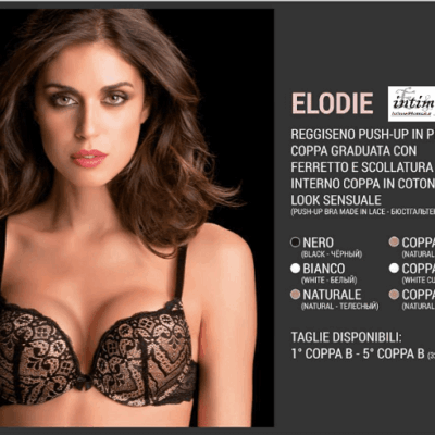 Reggiseno Love Elodie Push Up Pizzo