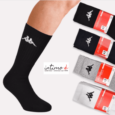 Calzino Corto Spugna Kappa Con Logo