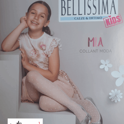Collant Bimba Bellissima Mia Retina e Pois