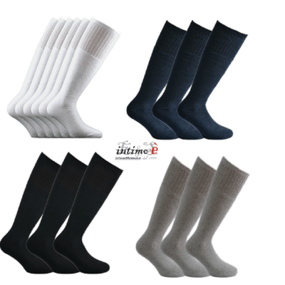 Calzettoni Basket Lungo Spugna Puro Cotone